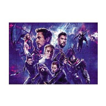 Cakapuzzle Avengers Tüm Kahramanlar Bir Arada 120 Parça Ahşap Puzzle
