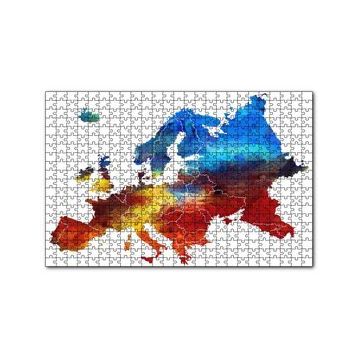 Cakapuzzle Avrupa Haritası 120 Parça Ahşap Puzzle