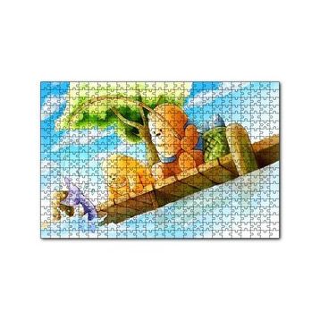 Cakapuzzle Ayı Bubu Balık Tutuyor 120 Parça Ahşap Puzzle