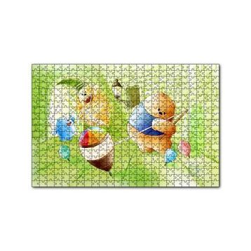 Cakapuzzle Ayı Bubu ve Topaçlar 120 Parça Ahşap Puzzle