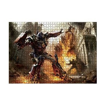 Cakapuzzle Ayın Karanlık Transformers Filmi Görseli 120 Parça Ahşap Puzzle