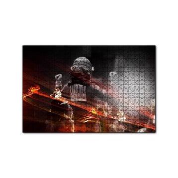 Cakapuzzle Ayrton Senna Formula 1 Yarışçısı 120 Parça Ahşap Puzzle
