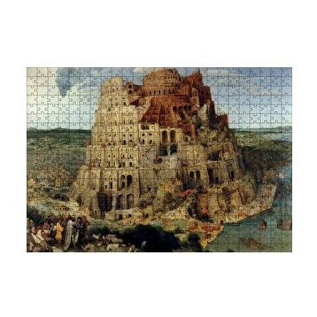 Cakapuzzle Babil Kulesi 120 Parça Ahşap Puzzle