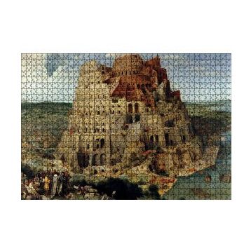 Cakapuzzle Babil Kulesi 120 Parça Ahşap Puzzle