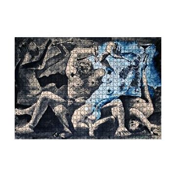 Cakapuzzle Bacchanale 1955 by Pablo Picasso 120 Parça Ahşap Puzzle