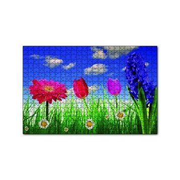Cakapuzzle Bahar Çiçekleri 120 Parça Ahşap Puzzle