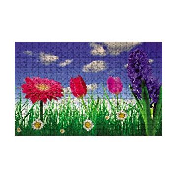 Cakapuzzle Bahar Çiçekleri 120 Parça Ahşap Puzzle