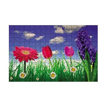 Cakapuzzle Bahar Çiçekleri 120 Parça Ahşap Puzzle