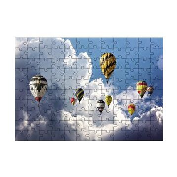 Cakapuzzle Balonlar Firarda 120 Parça Ahşap Puzzle