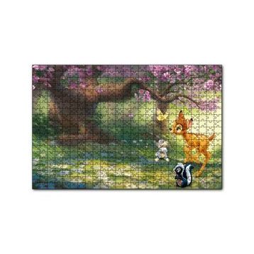 Cakapuzzle Bambi ve Arkadaşları Ormanda 120 Parça Ahşap Puzzle