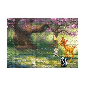 Cakapuzzle Bambi ve Arkadaşları Ormanda 120 Parça Ahşap Puzzle