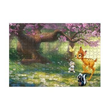 Cakapuzzle Bambi ve Arkadaşları Ormanda 120 Parça Ahşap Puzzle