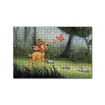Cakapuzzle Bambi ve Kelebekler 120 Parça Ahşap Puzzle