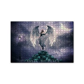 Cakapuzzle Barış Meleği ve Kurukafalar 120 Parça Ahşap Puzzle