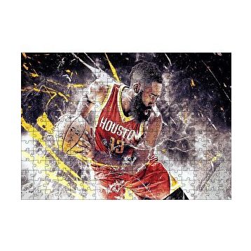 Cakapuzzle Basketbol James Harden 120 Parça Ahşap Puzzle