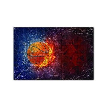 Cakapuzzle Basketbol Sanatı 120 Parça Ahşap Puzzle