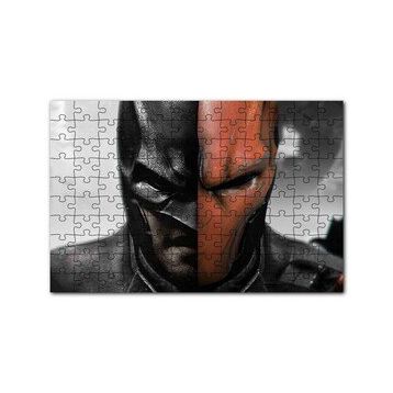 Cakapuzzle Batman Deathstrokea Karşı 120 Parça Ahşap Puzzle