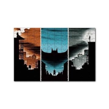 Cakapuzzle Batman Kara Şövalye Joker Üçlemesi Görseli 120 Parça Ahşap Puzzle