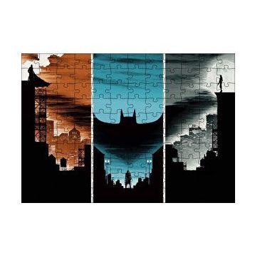 Cakapuzzle Batman Kara Şövalye Joker Üçlemesi Görseli 120 Parça Ahşap Puzzle