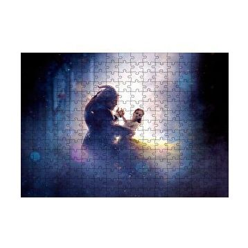 Cakapuzzle Beauty and The Beast Dans 120 Parça Ahşap Puzzle