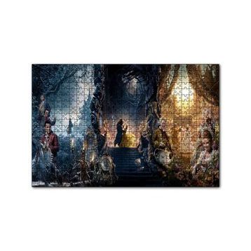 Cakapuzzle Beauty and The Beast Kompozisyon 120 Parça Ahşap Puzzle