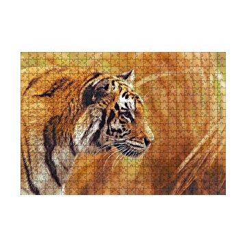 Cakapuzzle Bengal Kaplanı 120 Parça Ahşap Puzzle