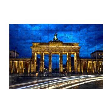 Cakapuzzle Berlin Brandenburg Kapısı 120 Parça Ahşap Puzzle