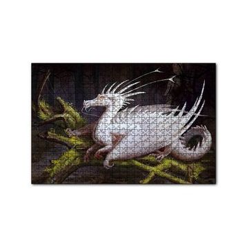 Cakapuzzle Beyaz Ejderha 120 Parça Ahşap Puzzle