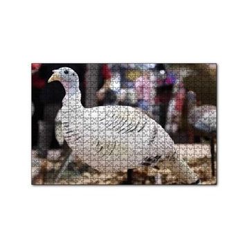 Cakapuzzle Beyaz Hindi Biblo 120 Parça Ahşap Puzzle