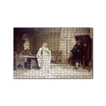 Cakapuzzle Beyaz Kıyafetli Lady Godiva 120 Parça Ahşap Puzzle