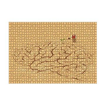 Cakapuzzle Beyne Bir Düşünce Ekmek ve Yeşertmek 120 Parça Ahşap Puzzle