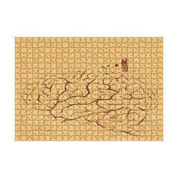 Cakapuzzle Beyne Bir Düşünce Ekmek ve Yeşertmek 120 Parça Ahşap Puzzle