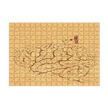 Cakapuzzle Beyne Bir Düşünce Ekmek ve Yeşertmek 120 Parça Ahşap Puzzle