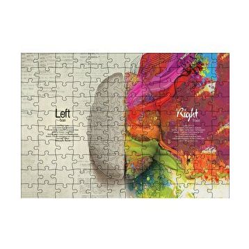 Cakapuzzle Beynin Hangi Lobu Ne İş Yapar 120 Parça Ahşap Puzzle