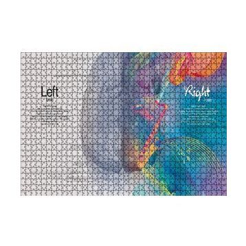 Cakapuzzle Beynin İki Lobu ve Yetenekleri 120 Parça Ahşap Puzzle