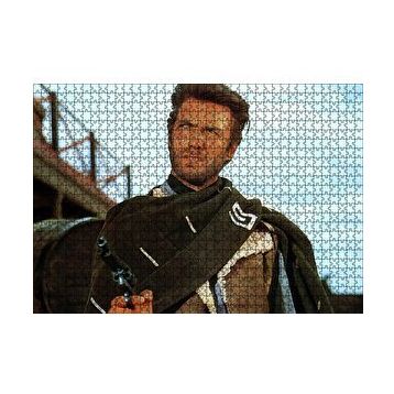 Cakapuzzle Bir Avuç Dolar İçin Clint Eastwood 120 Parça Ahşap Puzzle