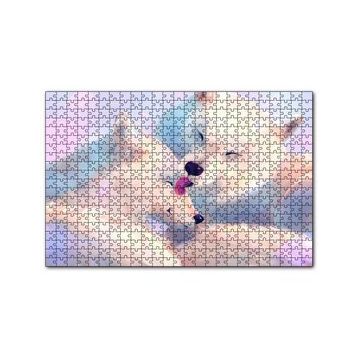 Cakapuzzle Birbirini Temizleyen Beyaz Kurtlar Çizim 120 Parça Ahşap Puzzle