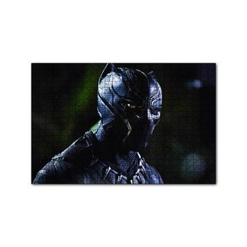 Cakapuzzle Black Panther Profil 120 Parça Ahşap Puzzle