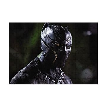 Cakapuzzle Black Panther Profil 120 Parça Ahşap Puzzle