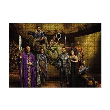 Cakapuzzle Black Panther ve Arkadaşları 120 Parça Ahşap Puzzle