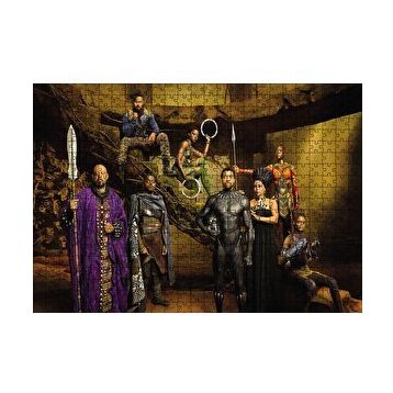 Cakapuzzle Black Panther ve Arkadaşları 120 Parça Ahşap Puzzle