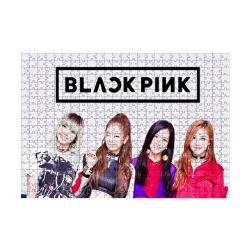 Cakapuzzle Black Pink Grup Logolu 120 Parça Ahşap Puzzle