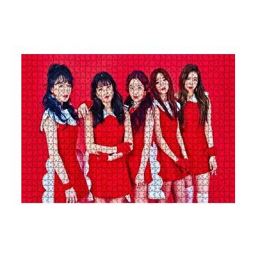 Cakapuzzle Black Pink Kore Pop Hizmetçi Üniformalı 120 Parça Ahşap Puzzle