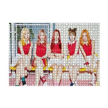 Cakapuzzle Black Pink Kore Pop Kırmızı Beyaz Lacoste 120 Parça Ahşap Puzzle