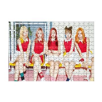 Cakapuzzle Black Pink Kore Pop Kırmızı Beyaz Lacoste 120 Parça Ahşap Puzzle
