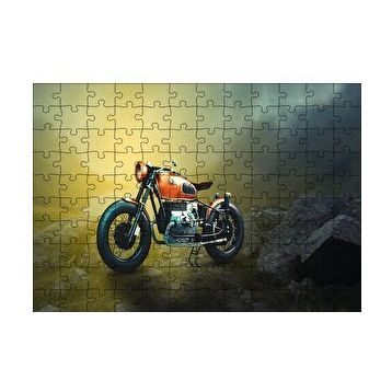 Cakapuzzle BMV Klasik Motorsiklet 120 Parça Ahşap Puzzle