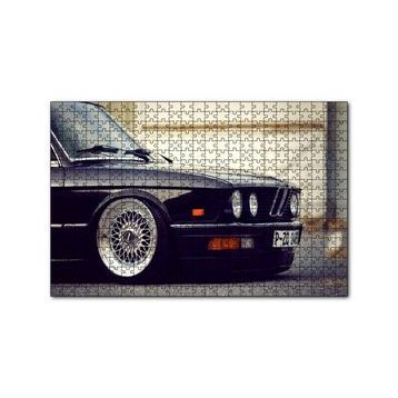 Cakapuzzle BMW E 28 Siyah Sağ Ön Detay 120 Parça Ahşap Puzzle