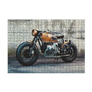 Cakapuzzle BMW Retro Motorsiklet 120 Parça Ahşap Puzzle