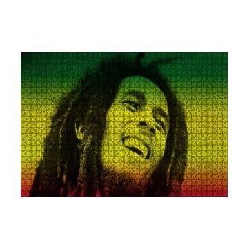 Cakapuzzle Bob Marley Gülüşü 120 Parça Ahşap Puzzle