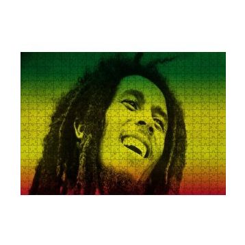 Cakapuzzle Bob Marley Gülüşü 120 Parça Ahşap Puzzle